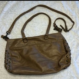 Braciano Pink-Tan Crossbody Purse Cheetah